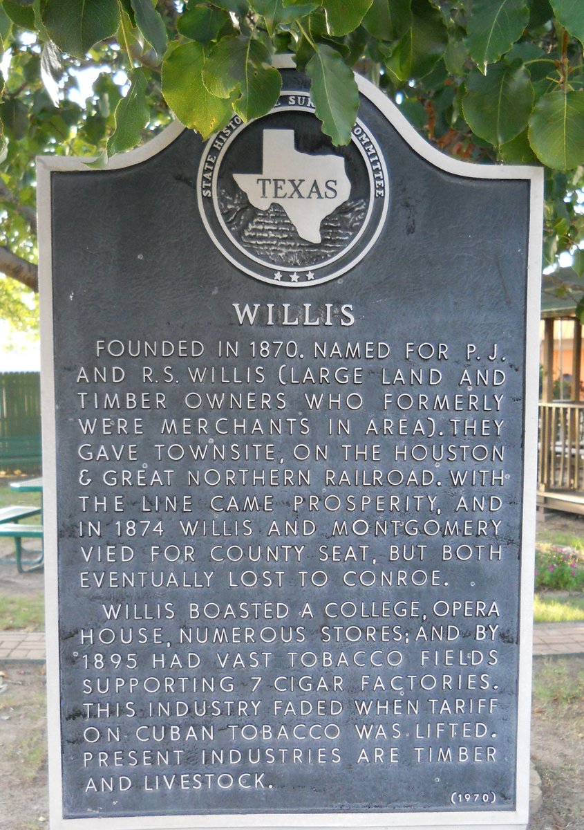 Willis, TX - پرونده:Founding of City of Willis, Texas Historical Marker.jpg - ویکی‌پدیا،  دان